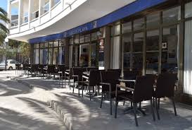 Our chilled outdoor seating area